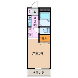 平田町駅 徒歩19分 2階の物件間取画像